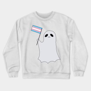 trans ghost Crewneck Sweatshirt